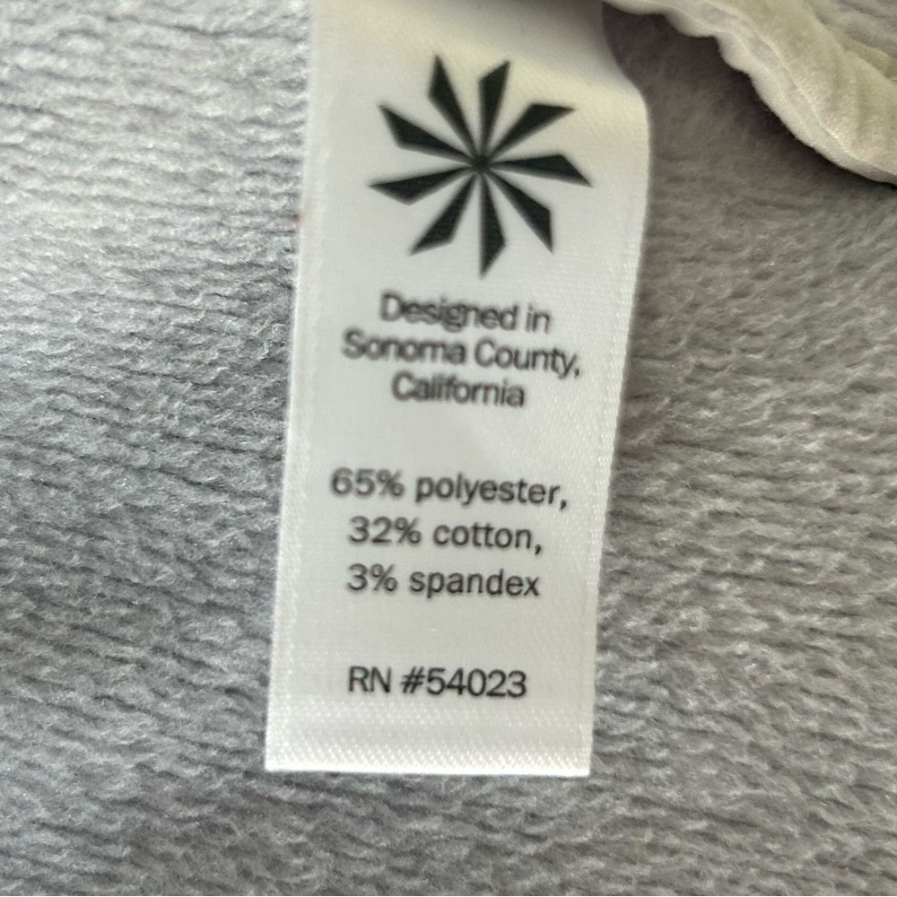 Athleta Light Gray Fleece Jacket - Picture 5 of 8